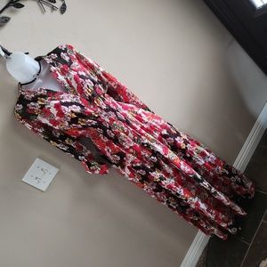 Figueroa & flower Floral Chiffon Dress